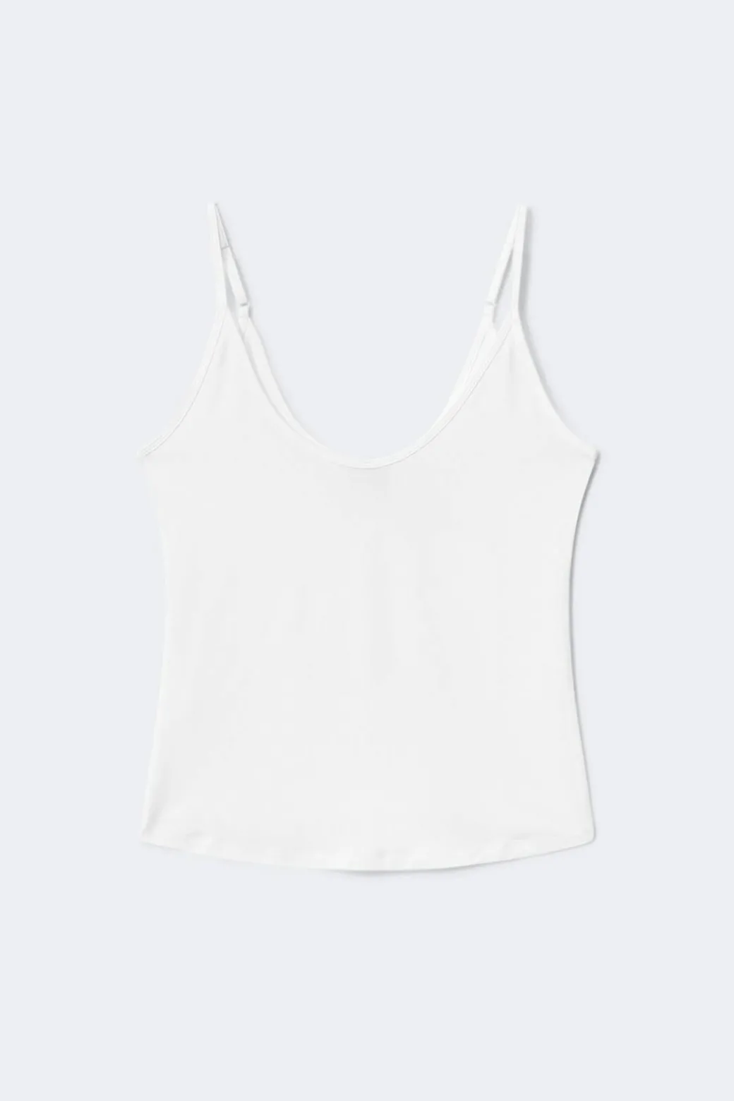 Soft strap yoga singlet