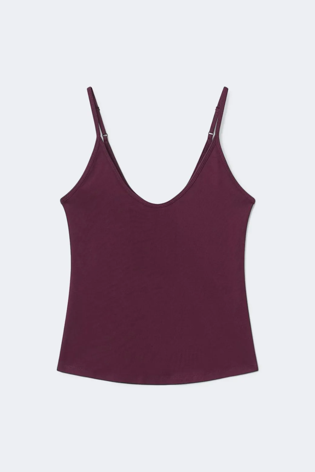 Soft strap yoga singlet