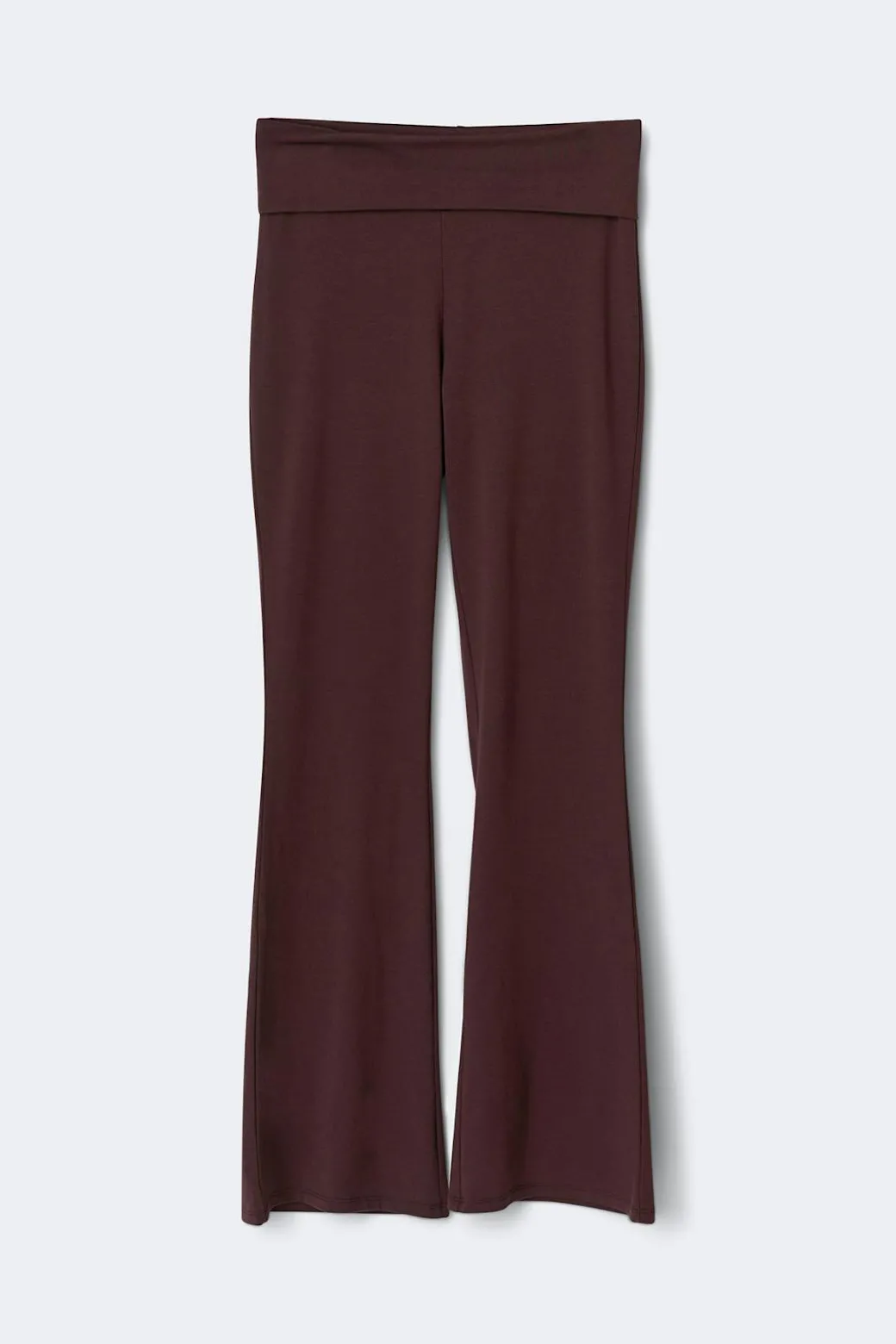 Soft touch folded trouser