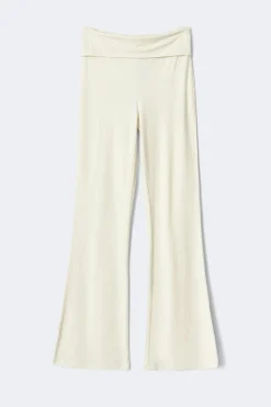 Soft touch folded trouser