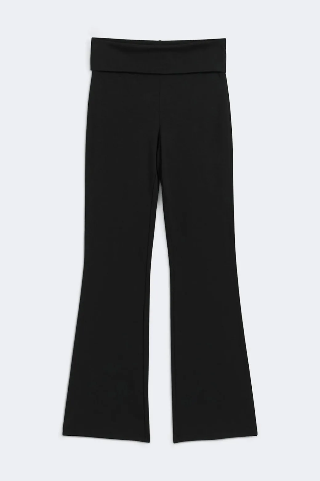 Soft touch folded trouser