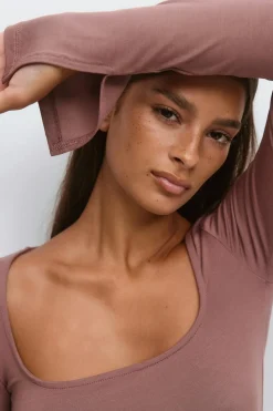 Soft touch jersey top