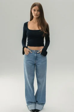 Soft touch jersey top