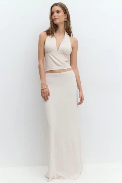Soft touch maxi skirt