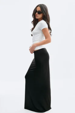 Soft touch maxi skirt