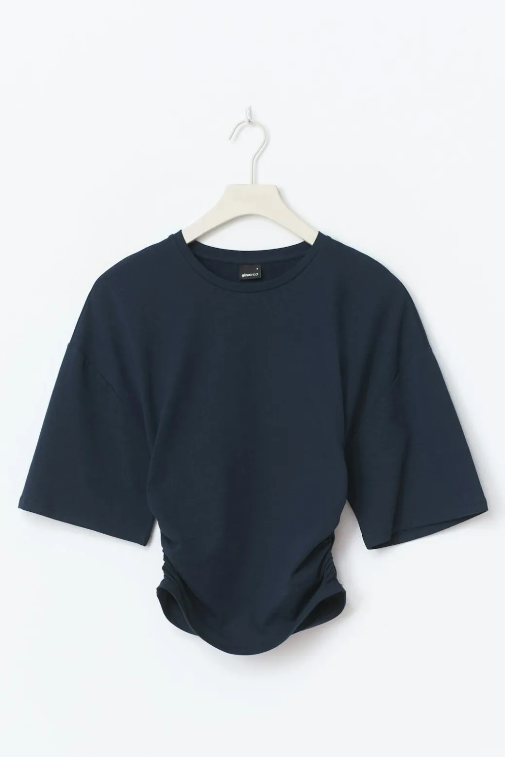 Soft touch ruched tee