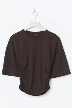 Soft touch ruched tee