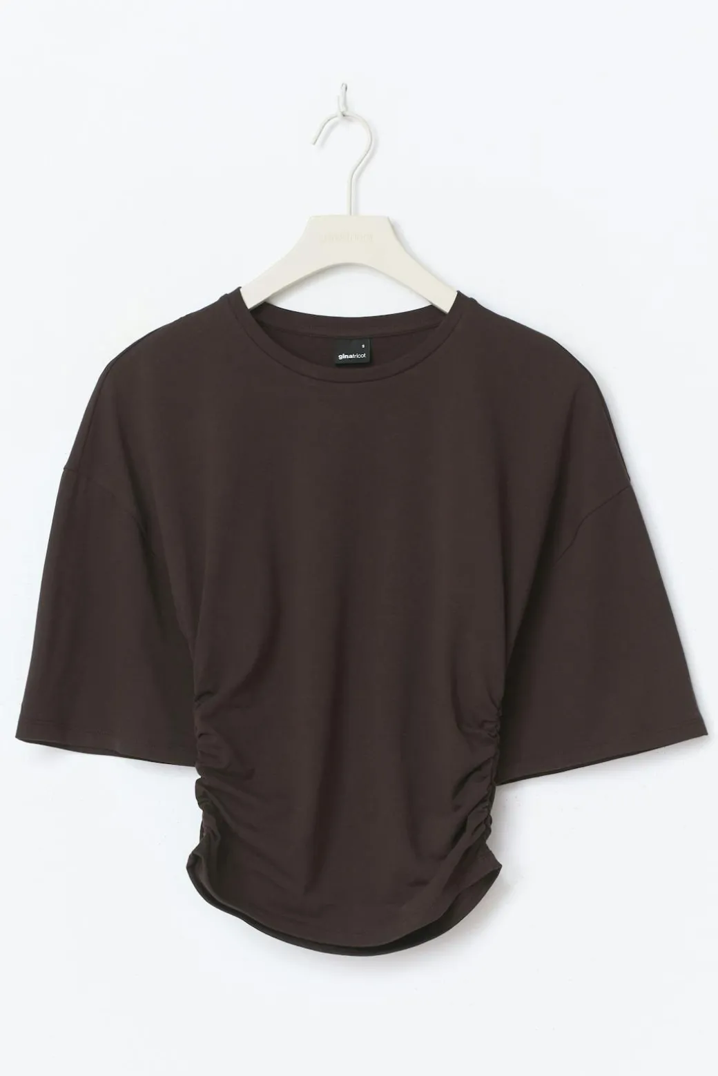 Soft touch ruched tee