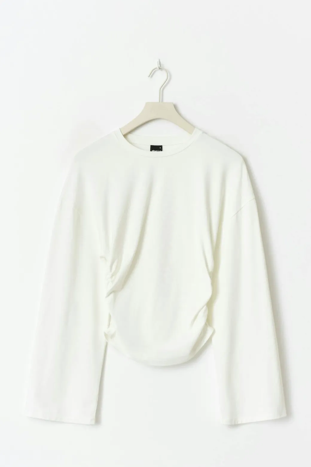Soft touch wide sleeve top