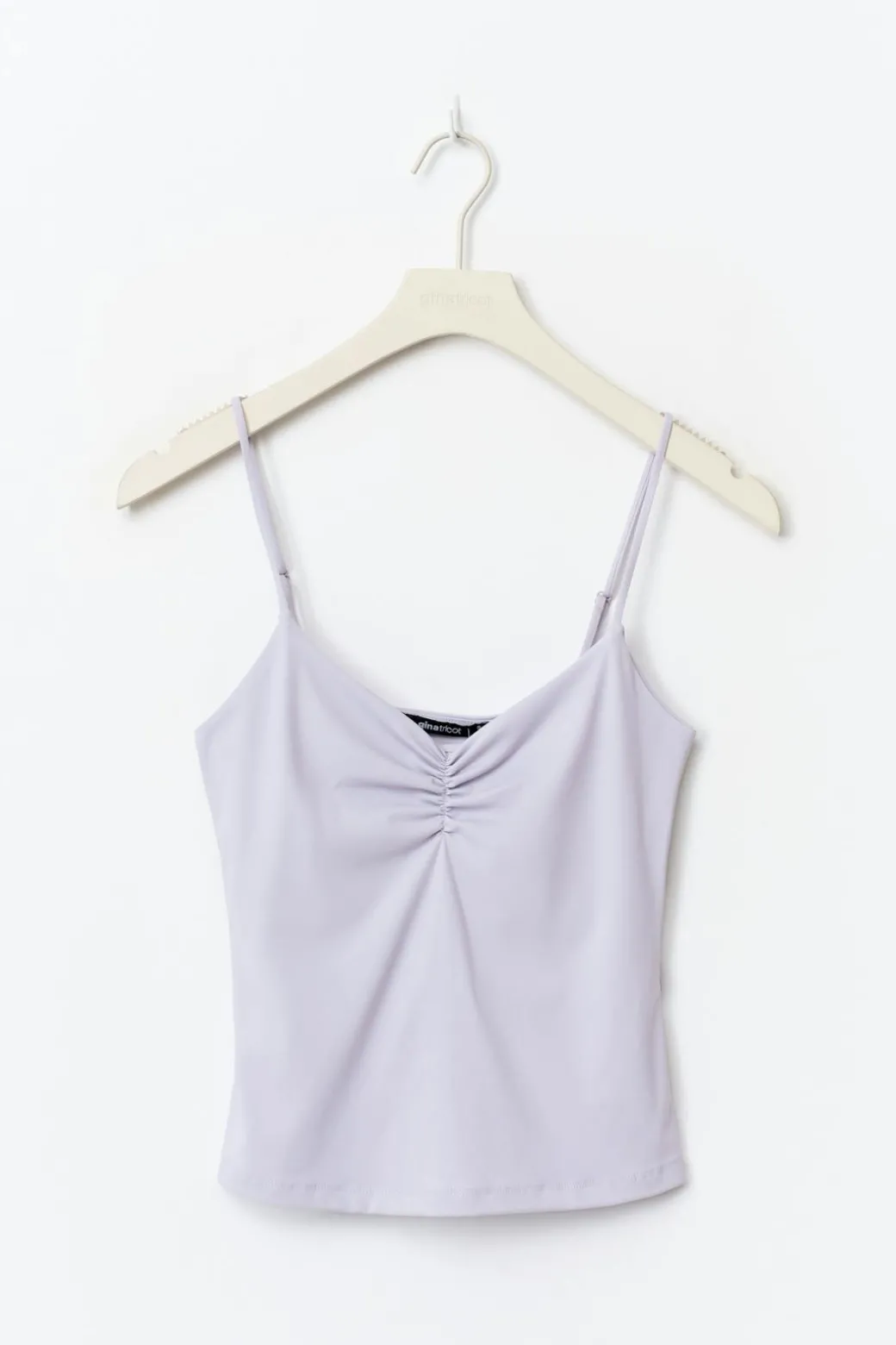 Soft yoga ruched singlet