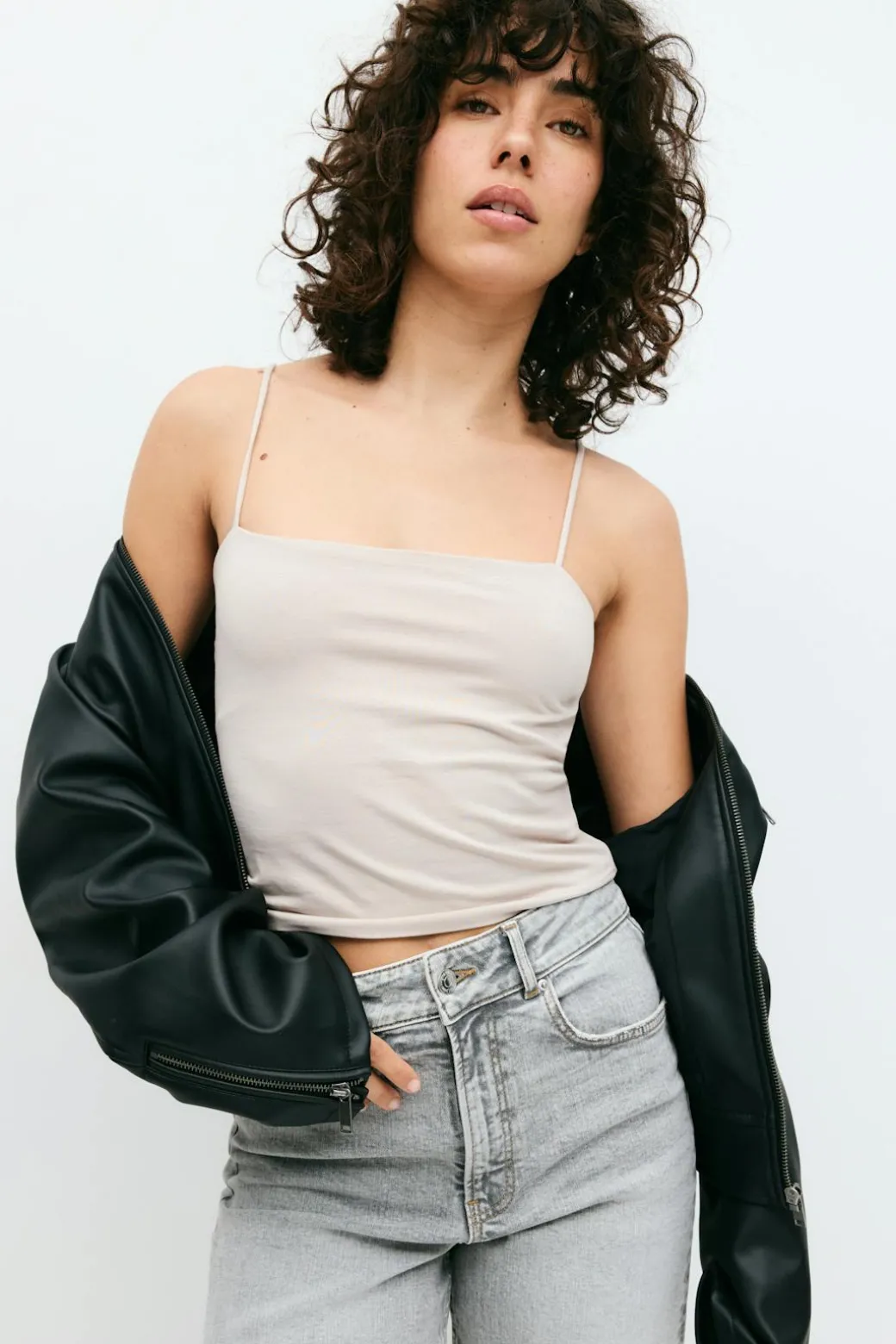 spaghetti strap singlet