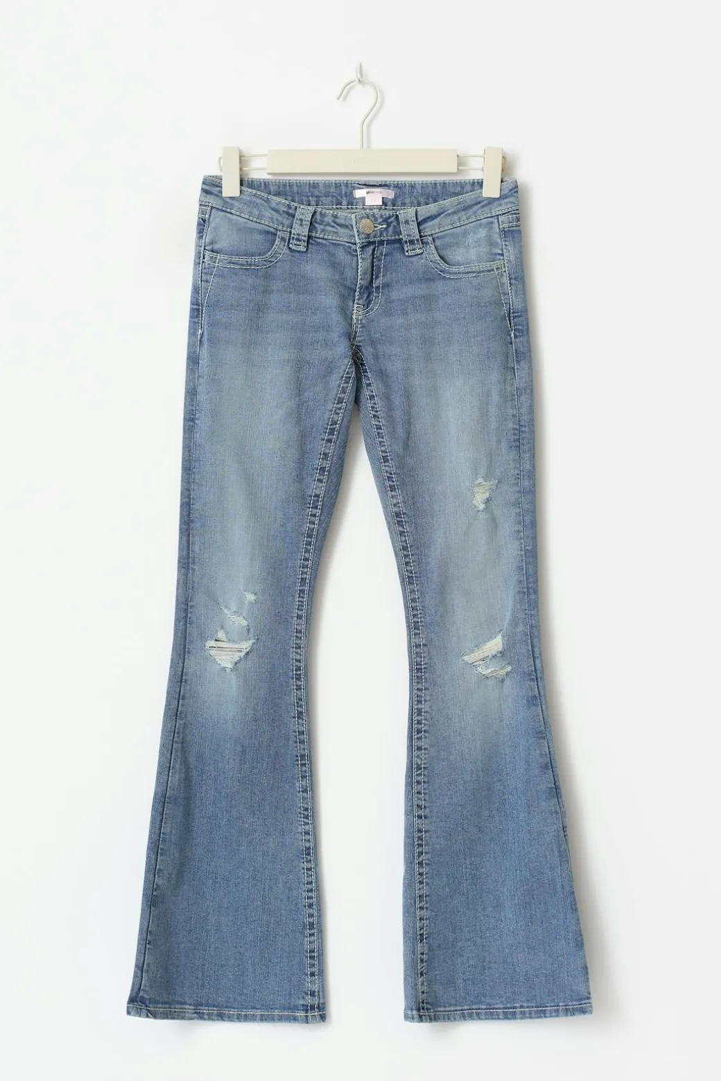 14+ sparkle low flare jeans