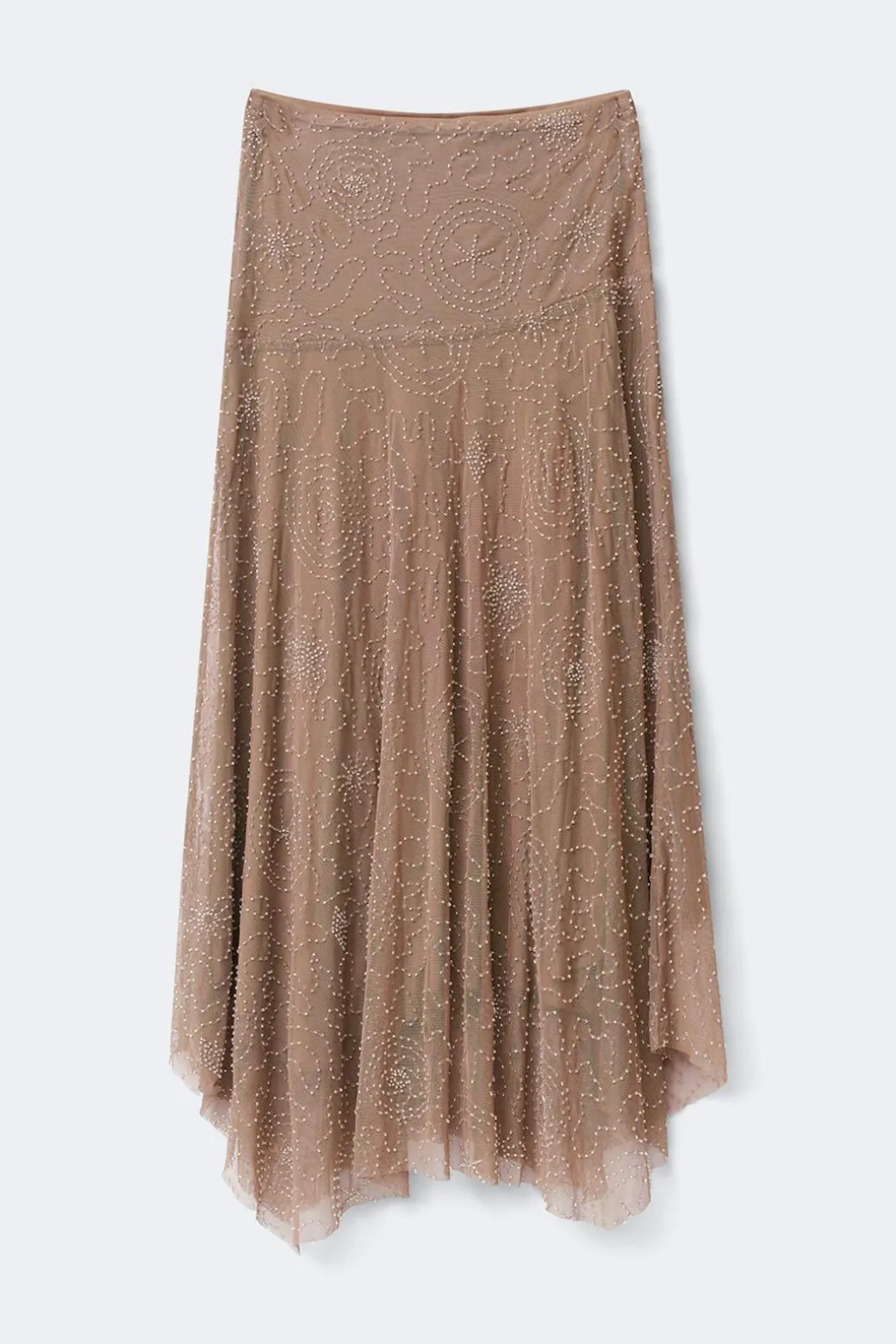 Sparkle midi skirt