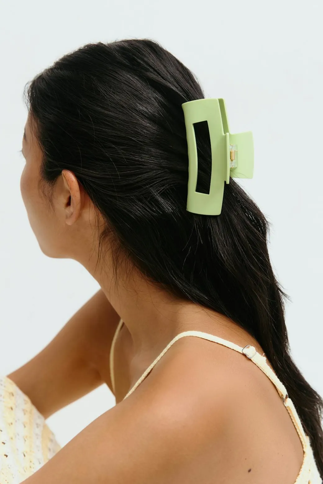 Square hair clip