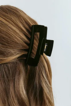 Square hair clip