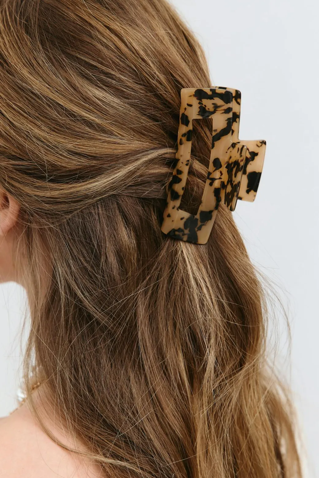 Square hair clip