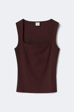 Square neck tank top