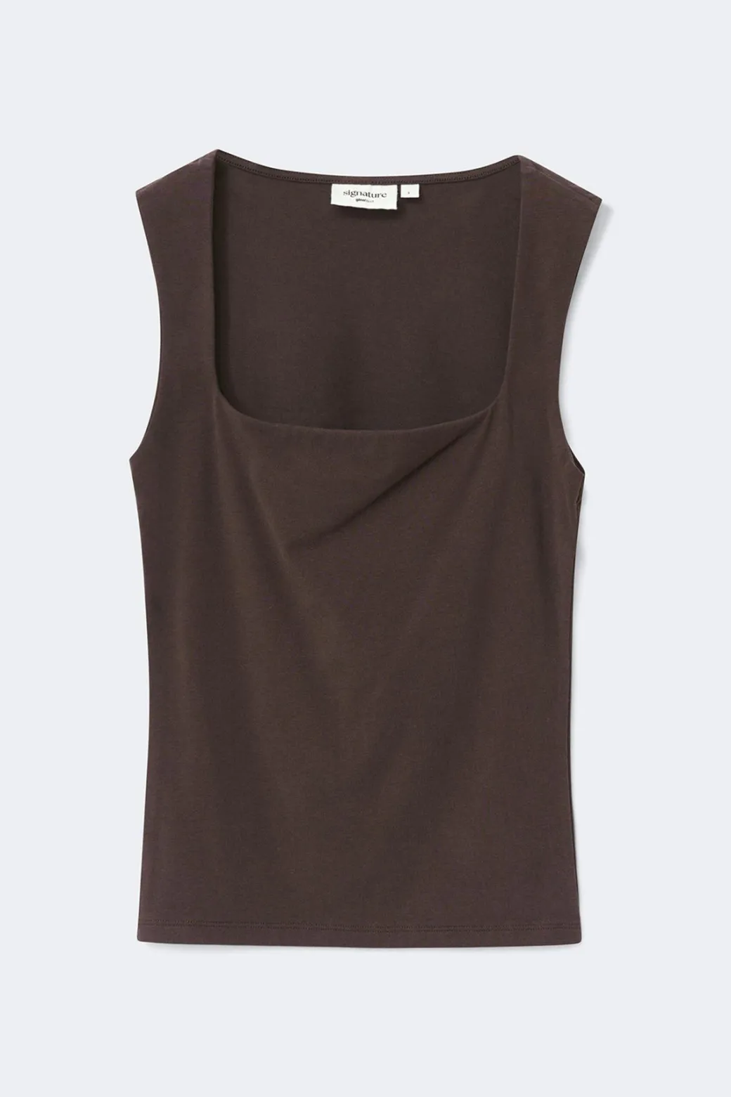 Square neck tank top