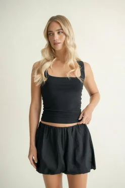 Square neck tank top