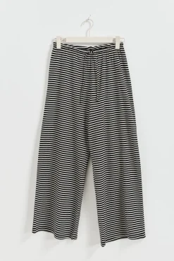 Striped soft trousers