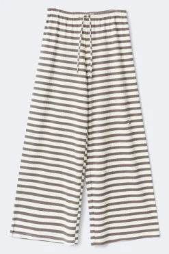 Striped soft trousers