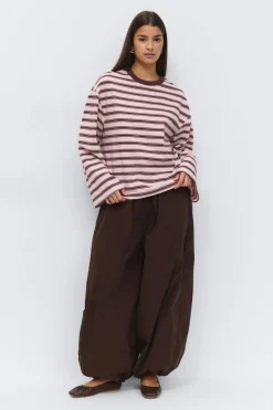 Stripe long sleeve tee