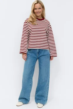 Stripe long sleeve tee