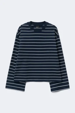 Stripe long sleeve tee