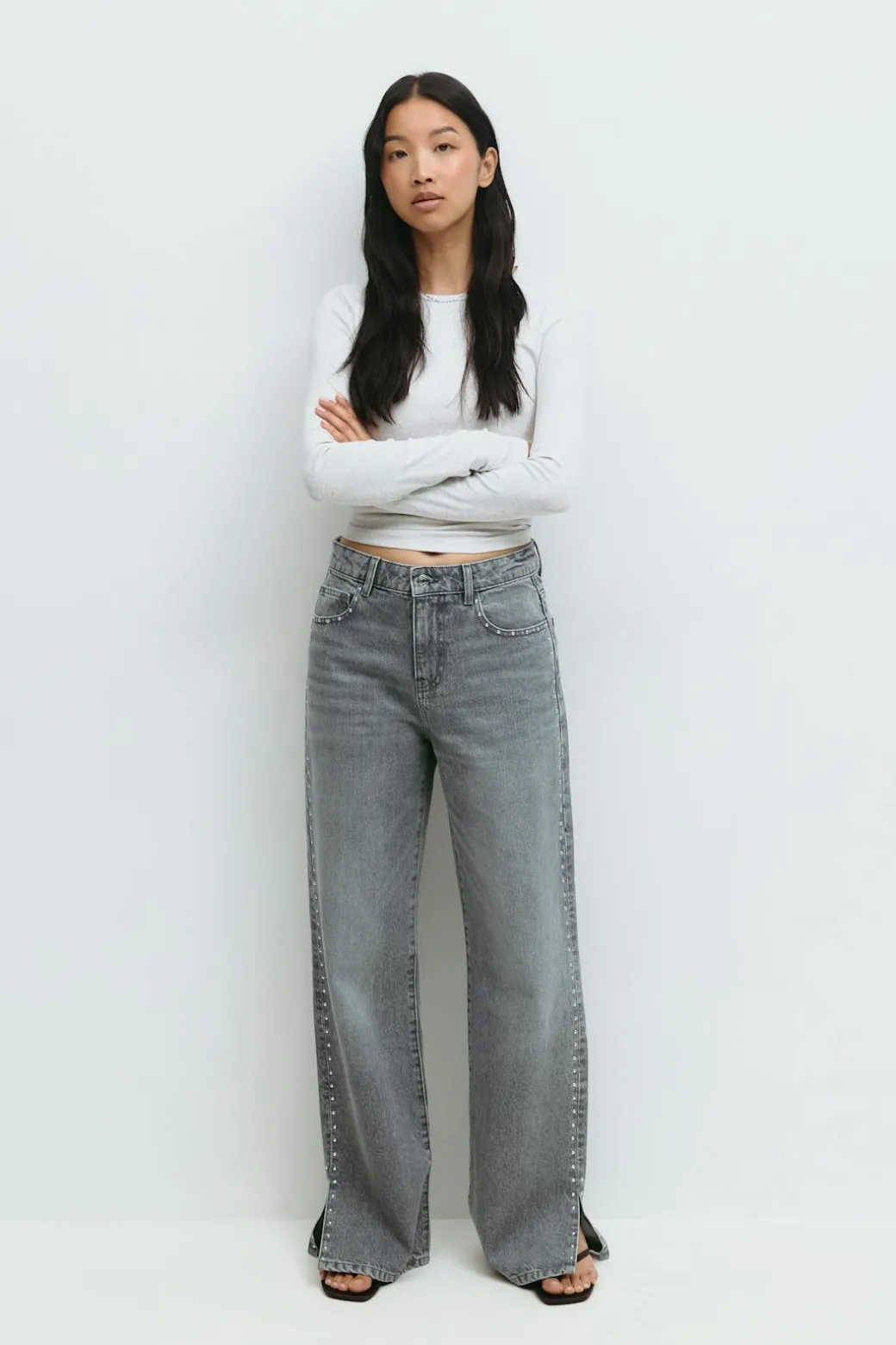 Studded jeans