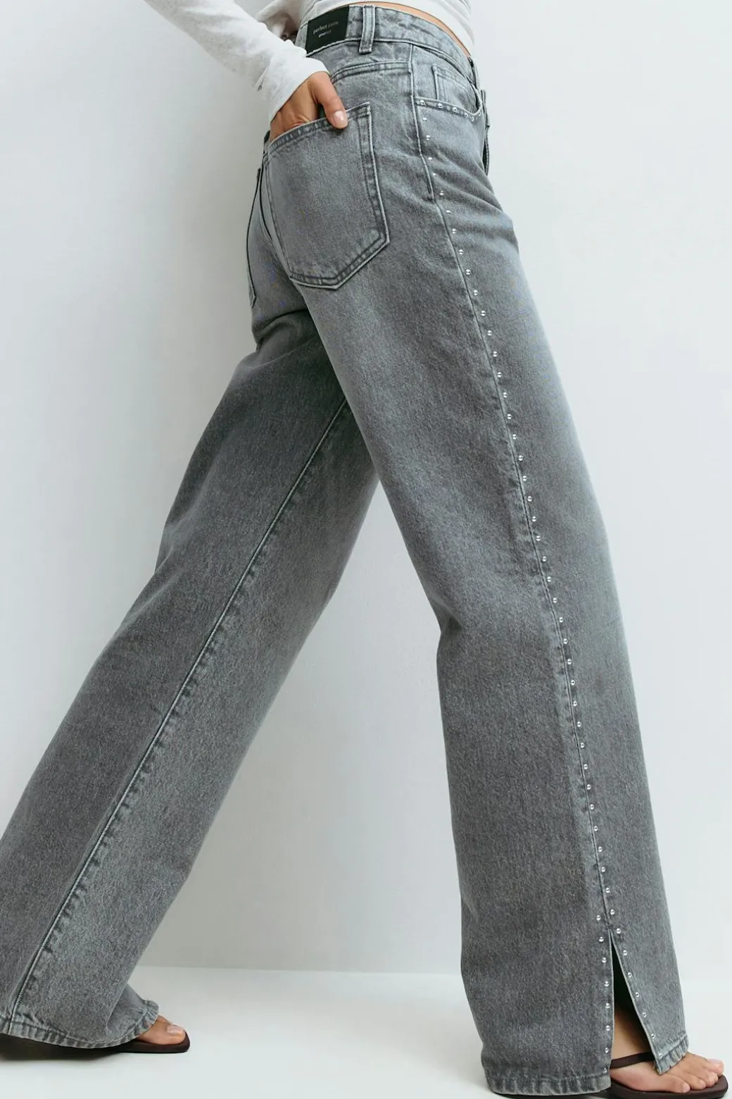 Studded jeans