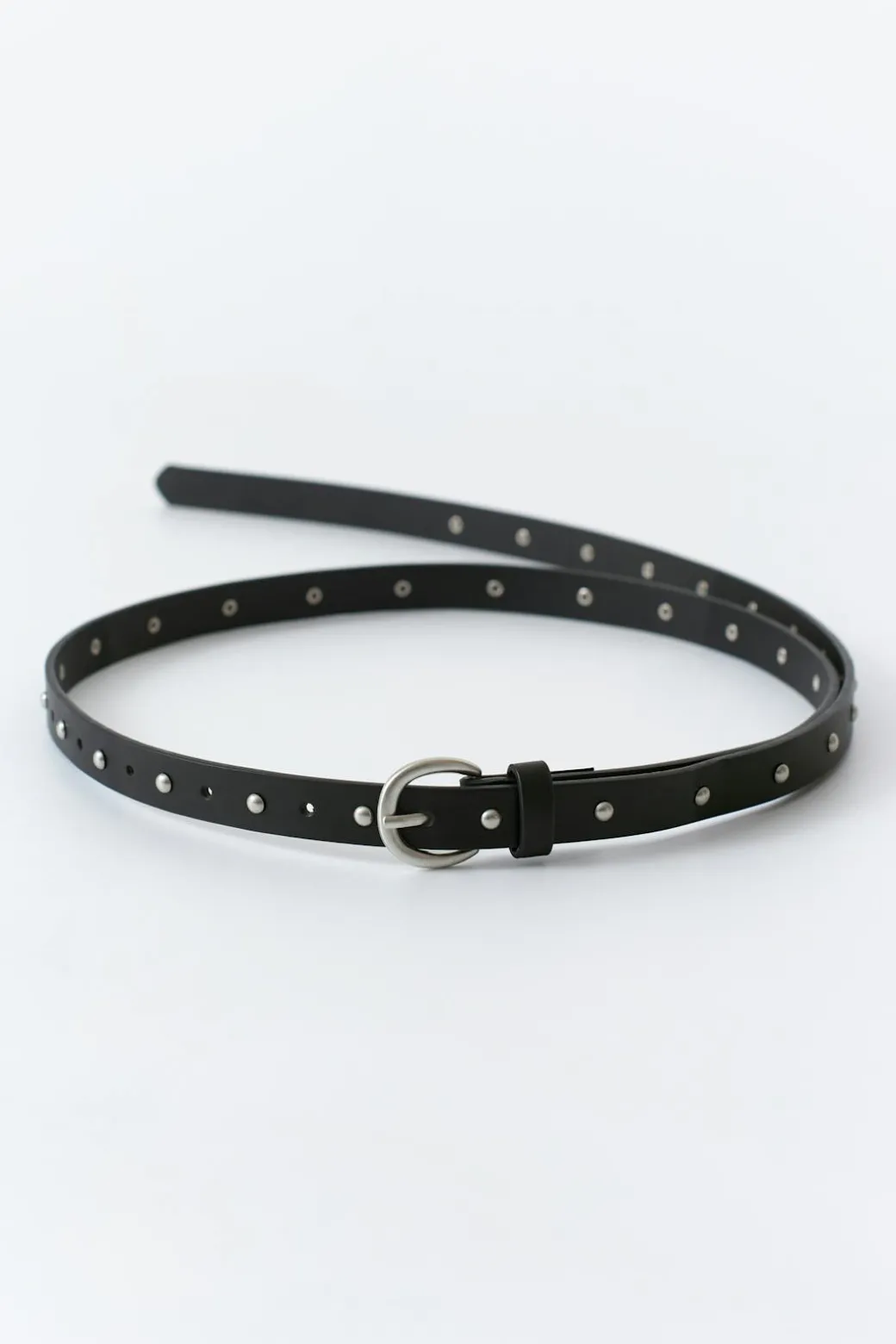 Studded long belt