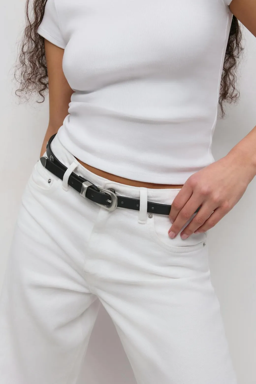 Stud detail belt