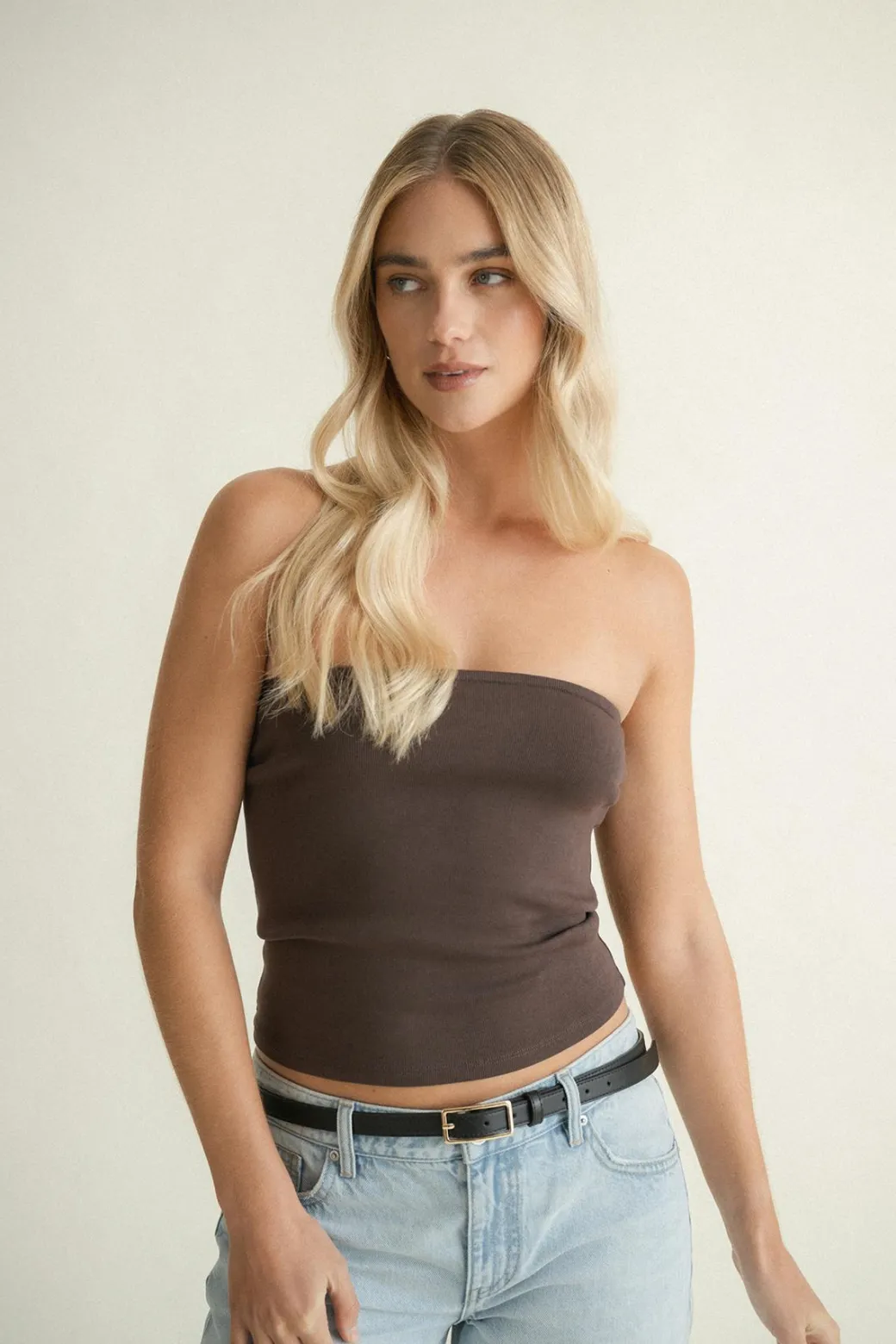 Super stretch tube top