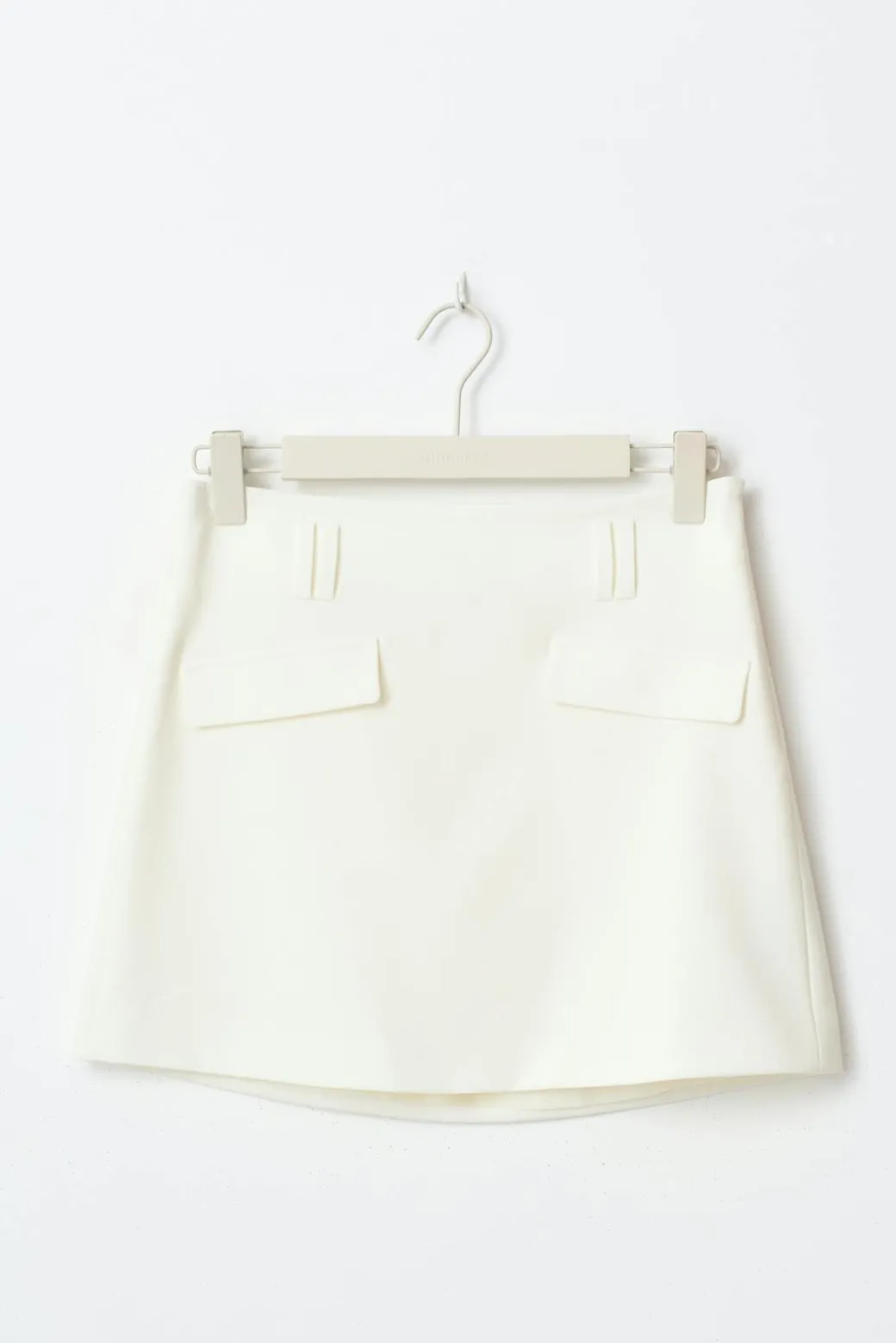 Tailored mini skirt