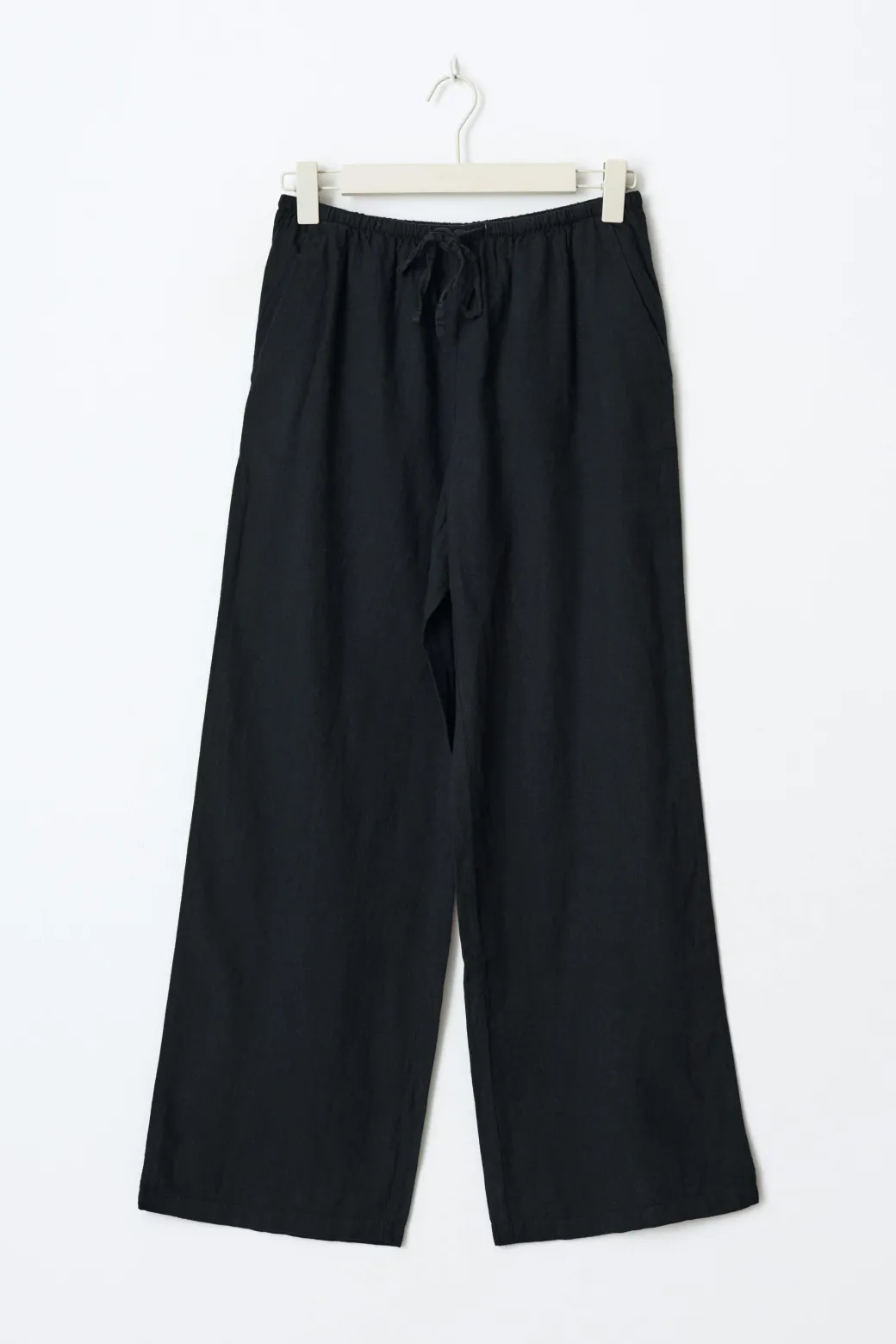 tall linen blend trousers