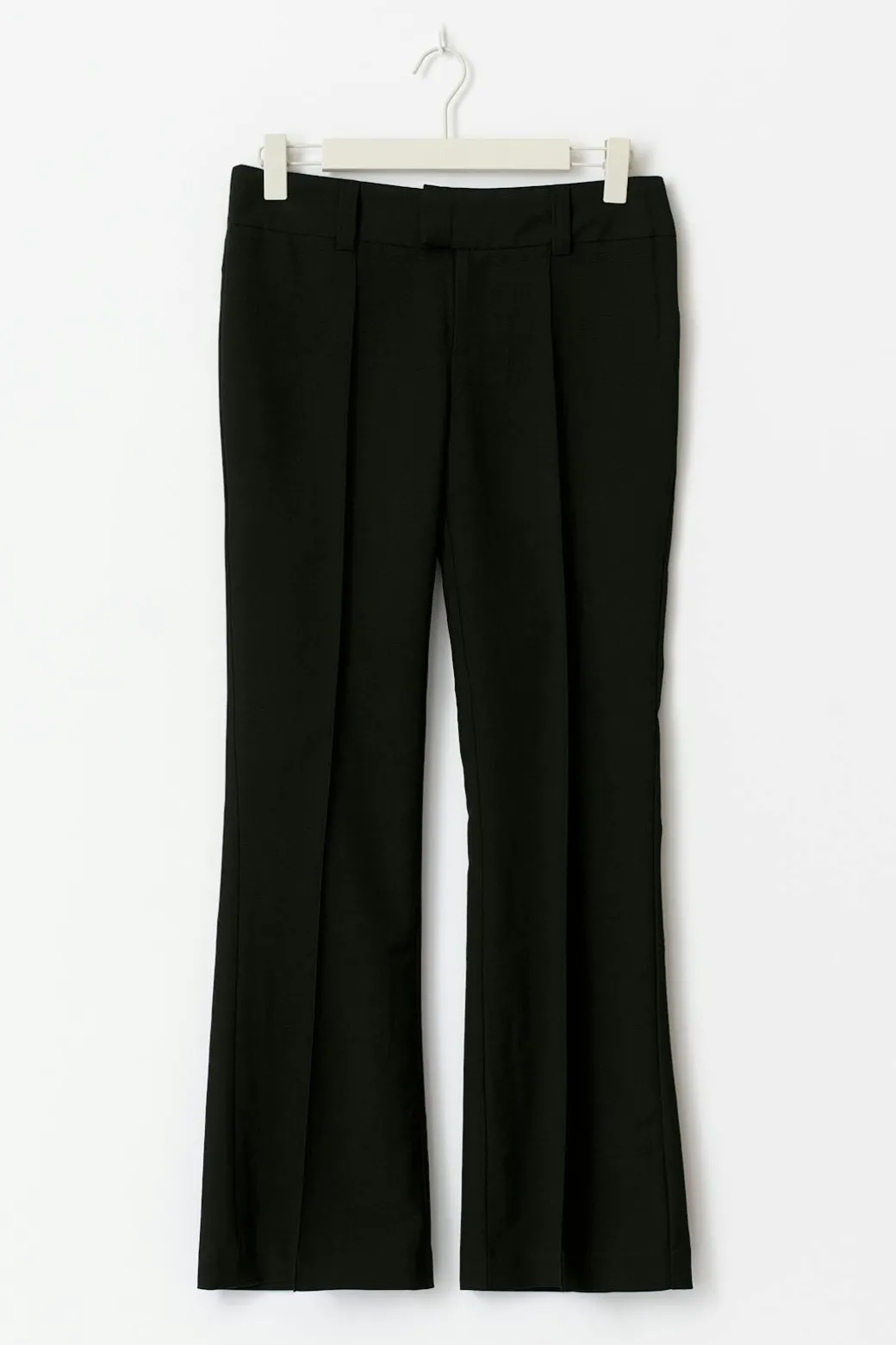 Tall low bootcut trousers