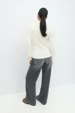 Textured shirt top