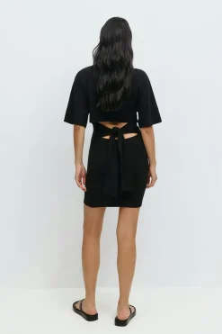 Tie back dress