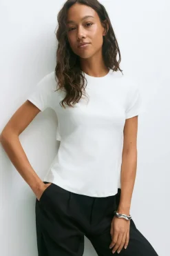 Tie back tee
