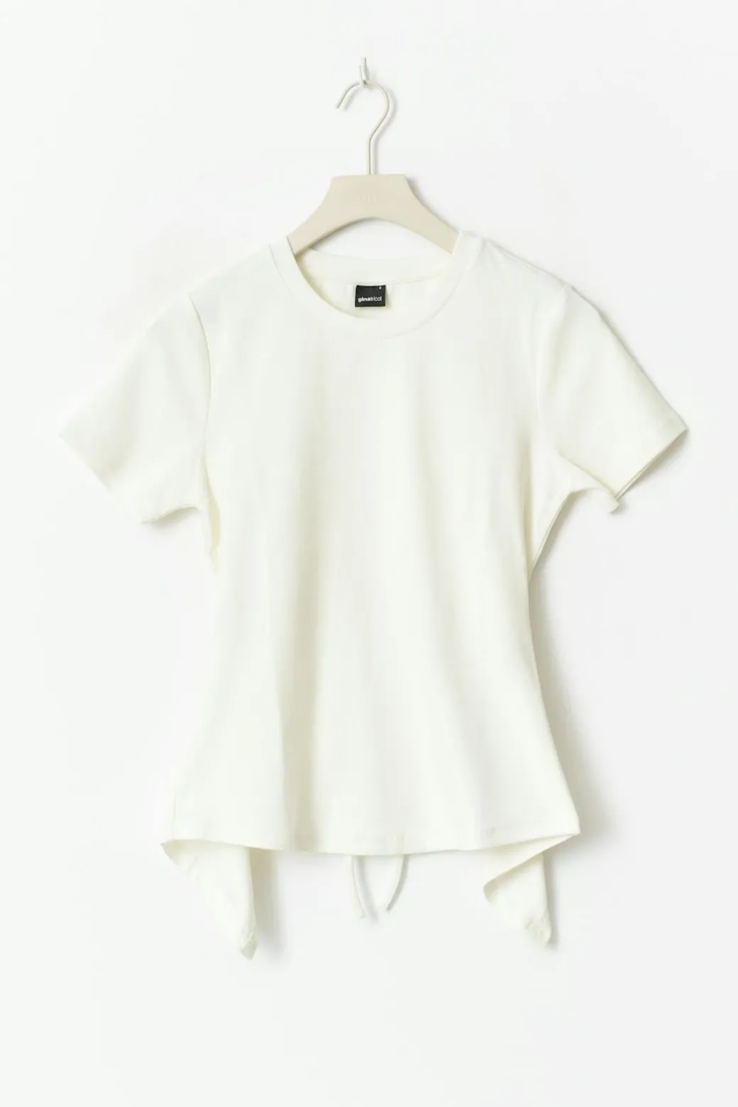 Tie back tee