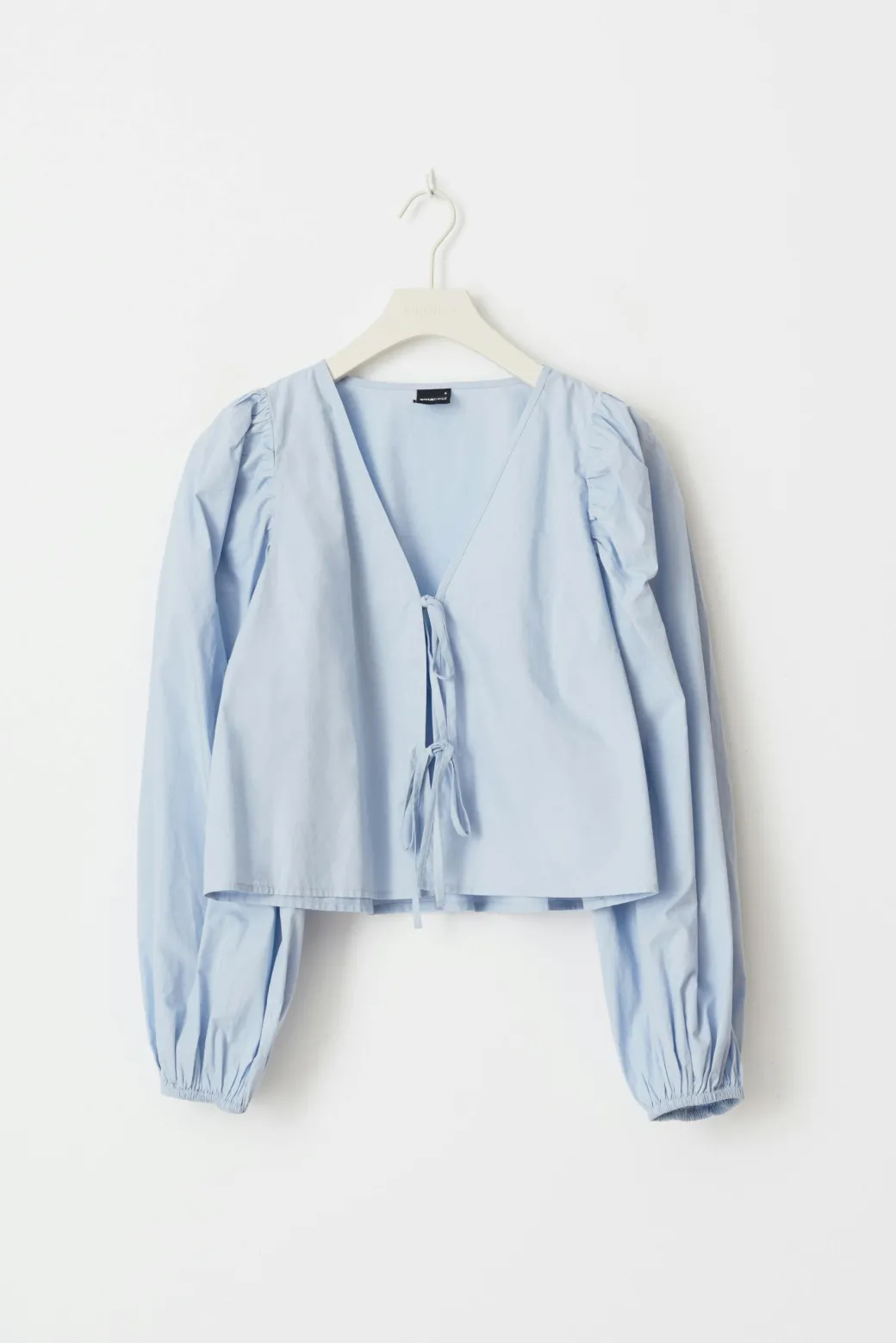 Tie blouse