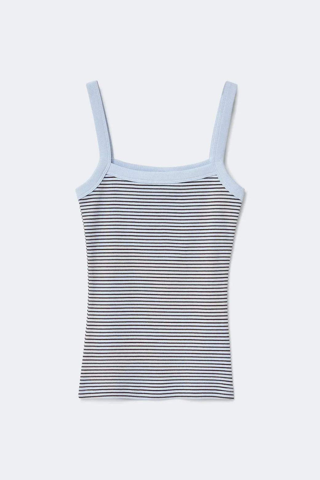 Tight fit rib singlet