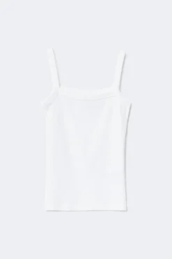 Tight fit rib singlet