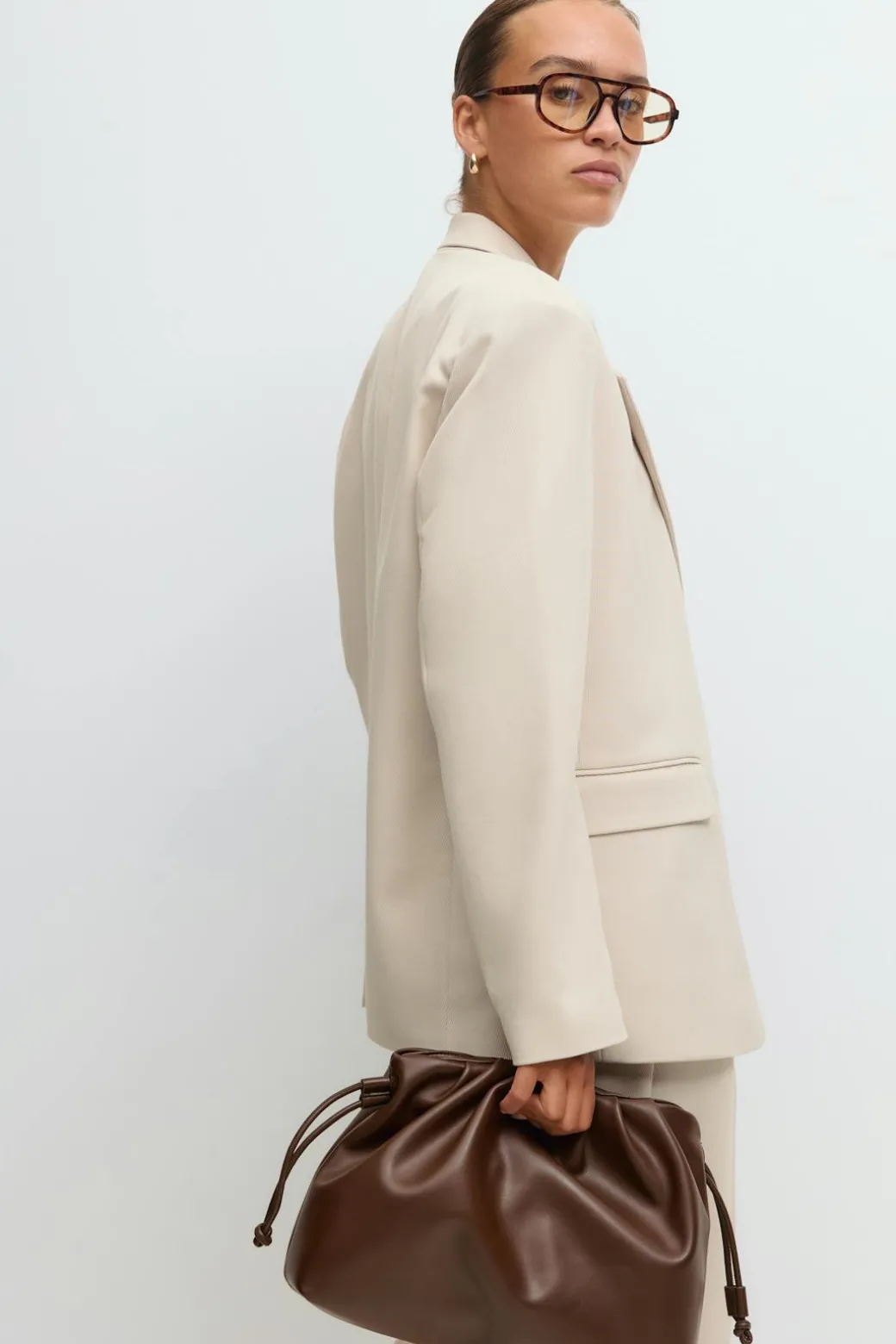 Twill blazer