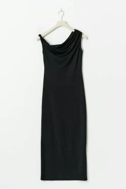 Twist asymmetric dress