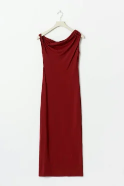 Twist asymmetric dress