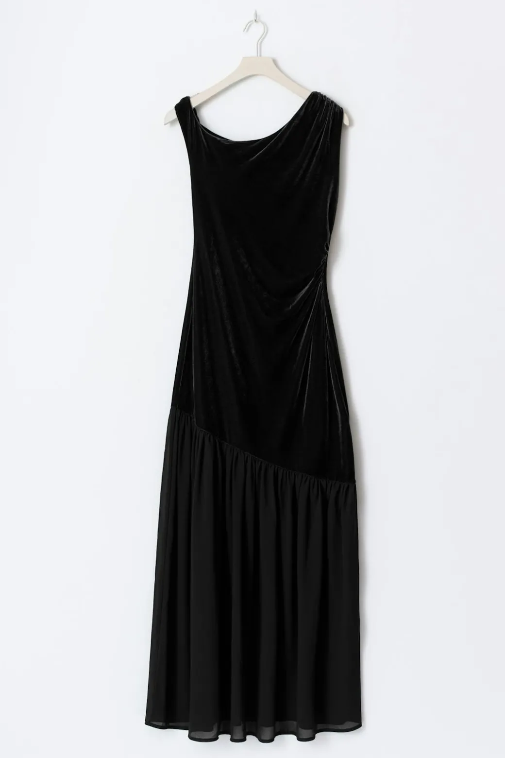 Twisted sheer maxi dress