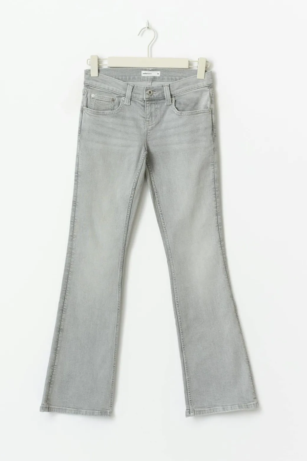 Ultra low bootcut jeans