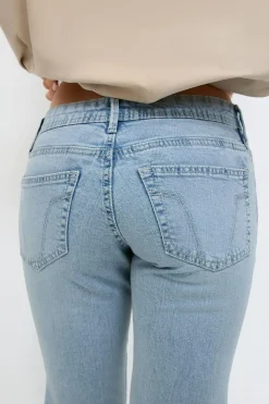 Ultra low flare jeans