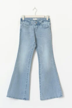 Ultra low flare jeans